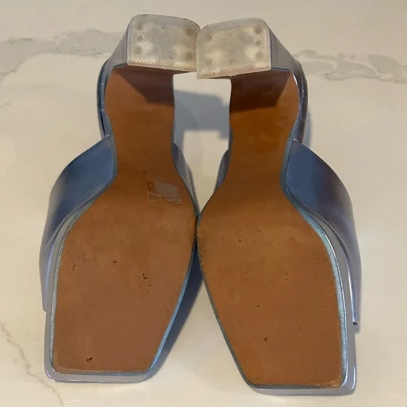 Jeffrey Campbell Caviar Platform Mules in Silver - Picture 5 of 5